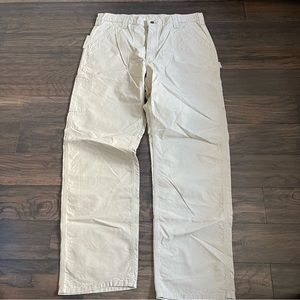 Carhartt canvas work dungaree fit straight leg 38x34